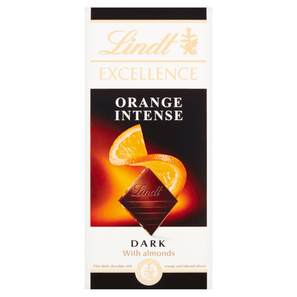 Lindt EXCELLENCE Dark Orange Chocolate Bar 100g