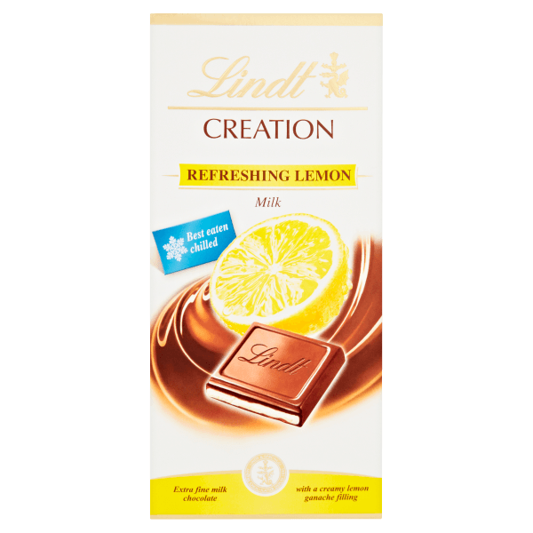 Lindt Creation Refreshing Lemon Milk 150g