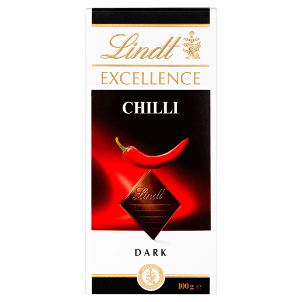Lindt Excellence Dark Chilli Chocolate Bar 100g