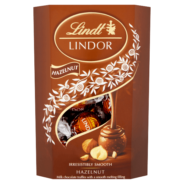 Lindt Lindor Hazelnut Truffles Chocolate Truffles 200g