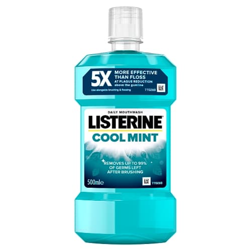Listerine Daily Mouthwash Cool Mint 500ml.