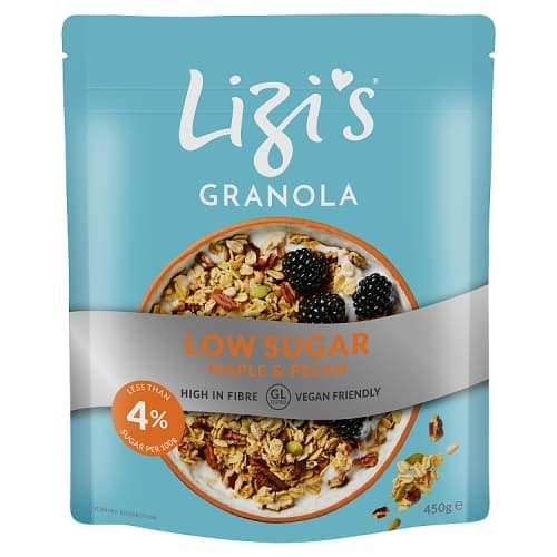 Lizi’s Granola Low Sugar Maple & Pecan 450g