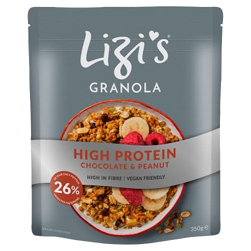 Lizi’s High Protein Chocolate & Peanut Granola 350g