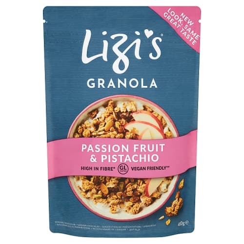 Lizi’s Granola Passion Fruit & Pistachio 400g