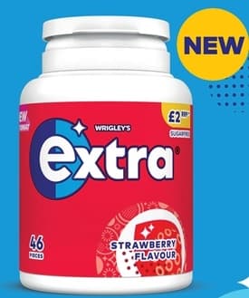 Extra Strawberry Sugar Free Chewing Gum