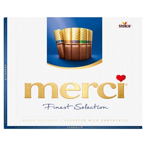Storck Merci Finest Selection Assorted Milk Chocolates 250g