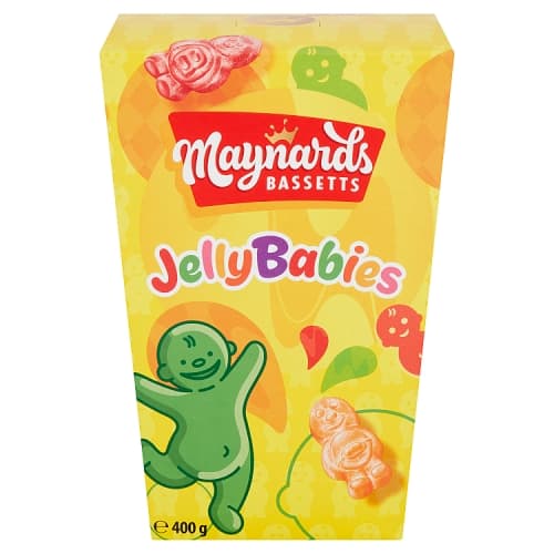 Maynards Bassetts Jelly Babies Sweets Carton 400g