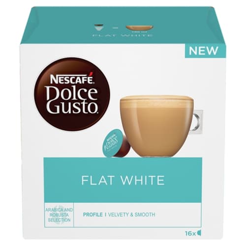 Nescafe Dolce Gusto Flat White Coffee Pods x 16
