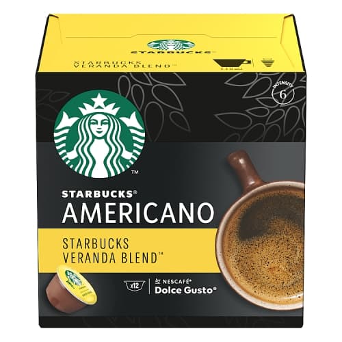 Starbucks by Nescafé Dolce Gusto Veranda Blend Blonde Roast Coffee Pods 12 Pods Per Box