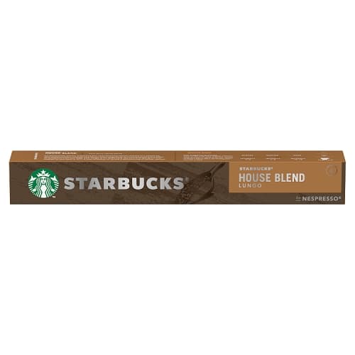 Starbucks by Nespresso House Blend Lungo Coffee Pods, 10 Capsules, 57g