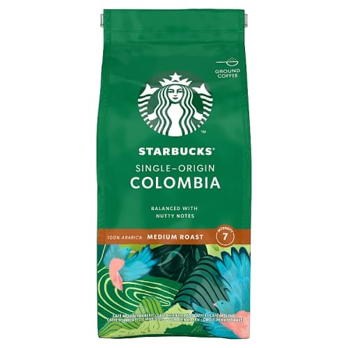 Starbucks Single-Origin Colombia Medium Roast Ground Coffee, Bag 200g