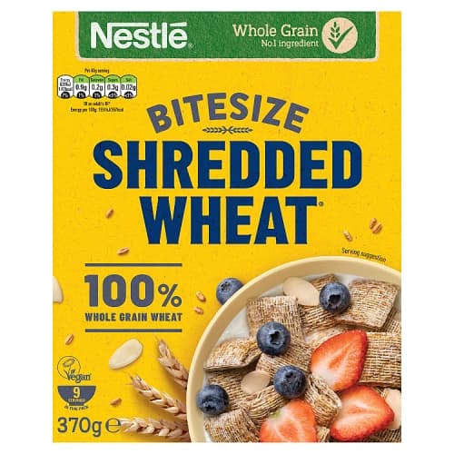 Nestle Shredded Wheat Bitesize Cereal 370g
