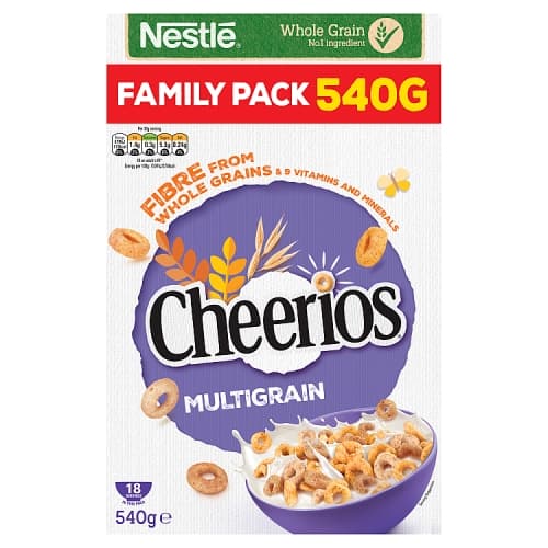 Nestle Cheerios Multigrain Cereal 540g
