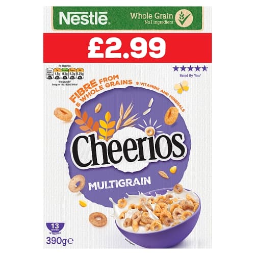 CHEERIOS 390g £2.99PM