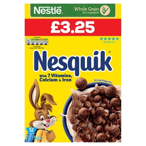 NESQUIK 375g £3.25PM