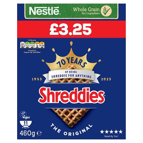 SHREDDIES 460g £3.25PM