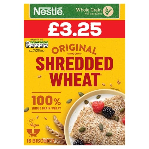 SHREDDED WHEAT 5x16B £3.25PM