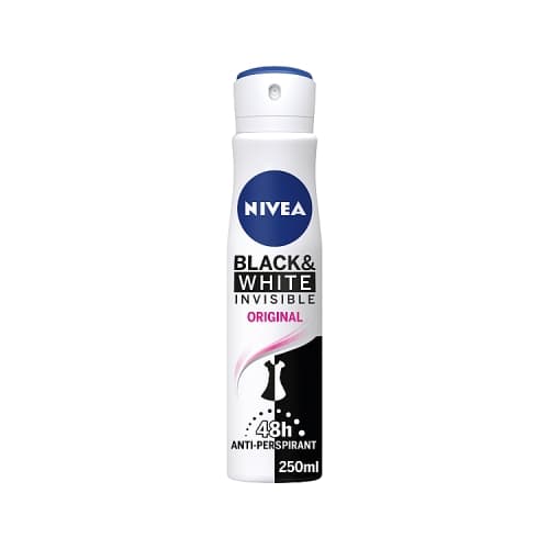 NIVEA Black & White Original Anti-perspirant Deodorant Spray 250ml