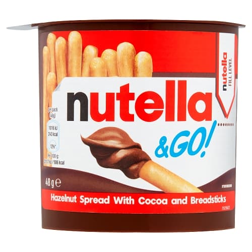 Nutella & Go! Hazelnut Chocolate Spread and Breadsticks Snack Pot 48g