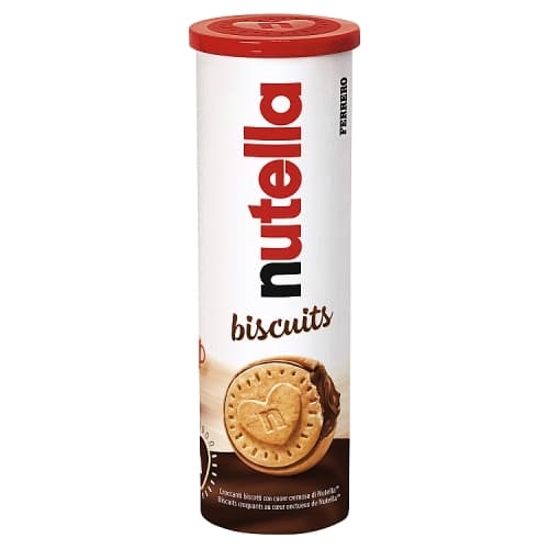 Nutella Hazelnut Chocolate Spread Filled Biscuits Tube 166g