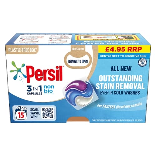 Persil 3 in 1 Washing Capsules Bio 15 Washes