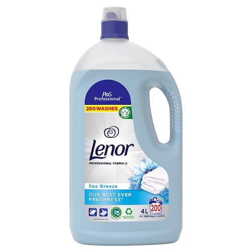 Lenor Professional Sea Breeze Fabric Softener 4L.