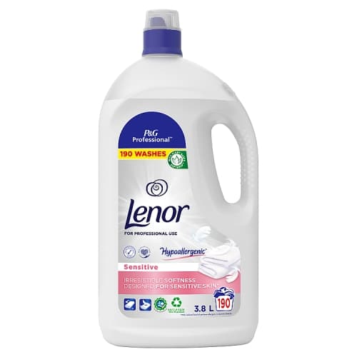 Lenor Professional Sensitive Fabric Softener 190 Washes.