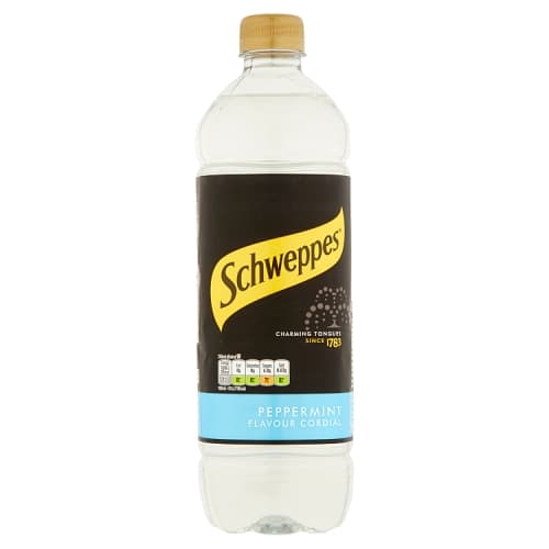 Schweppes Peppermint Flavour Cordial 12x1L.