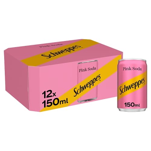 Schweppes Pink Soda (12x150ml)2.