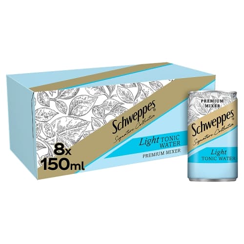 Schweppes Signature Light Tonic Water (8x150ml)3.