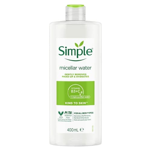 Simple Kind to Skin Micellar Cleansing Water Micellar 400ml.
