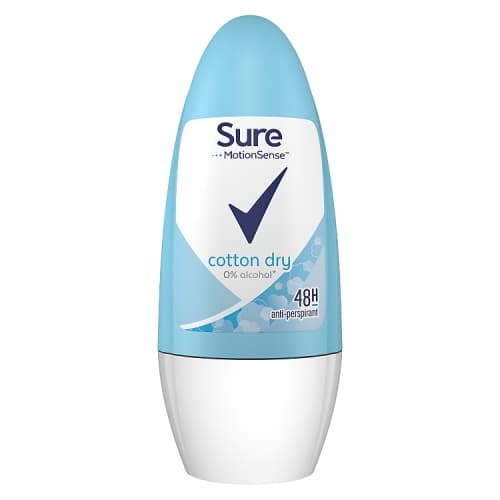 Sure Women Anti-perspirant Deodorant Roll-On Cotton Dry 50ml