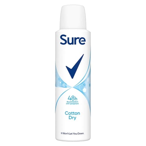Sure Women Anti-perspirant Deodorant Aerosol Cotton Dry 150ml