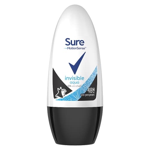 Sure Women Anti-perspirant Roll-On Invisible Aqua 50ml