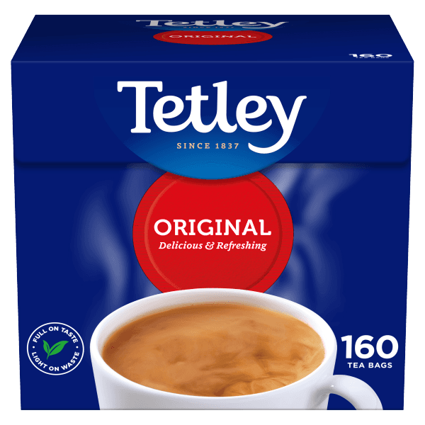 Tetley Original 160 Tea Bags 500g.