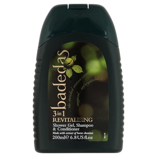 Badedas 3 in 1 Revitalising Shower Gel, Shampoo & Conditioner 200ml