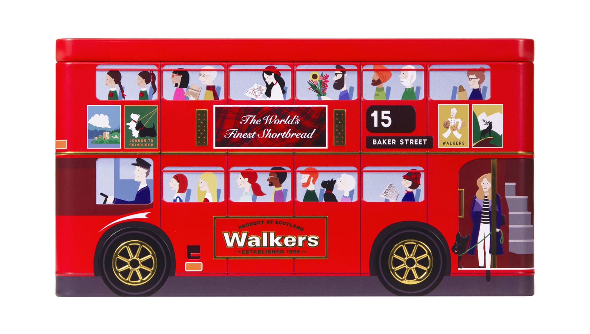 London Bus (Mini Shortbread).
