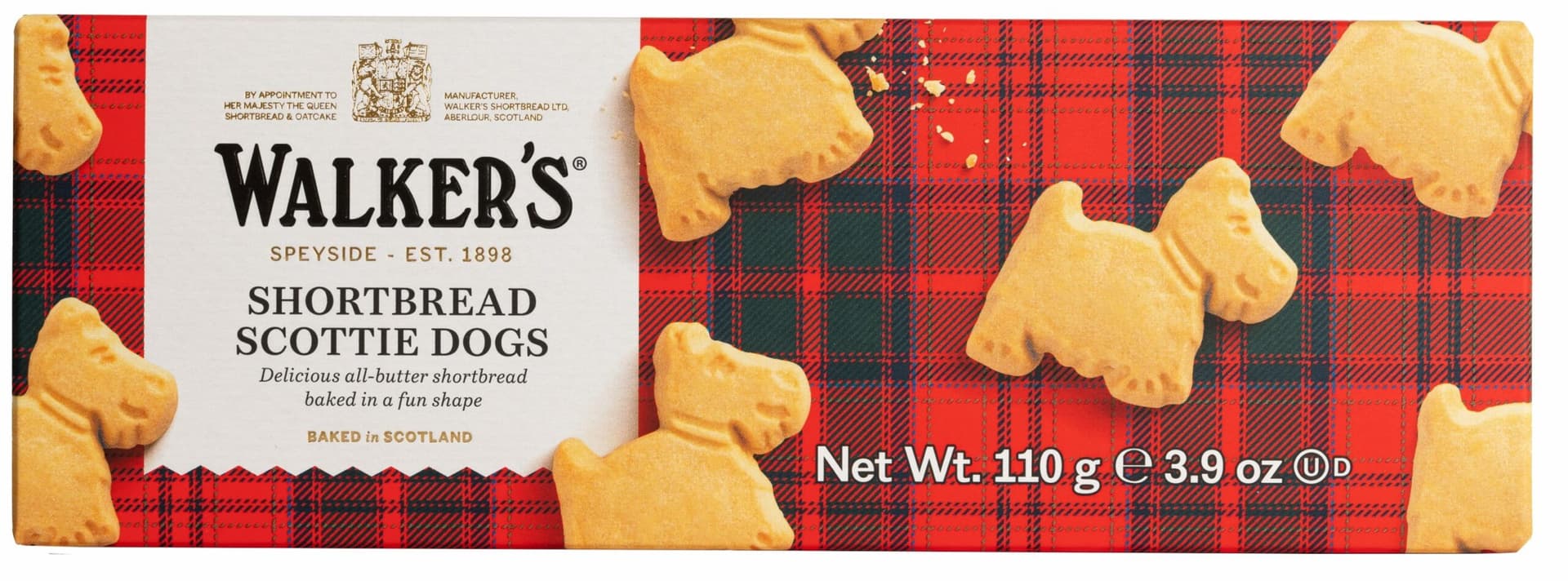 Scottie Dog Shaped Shortbread.