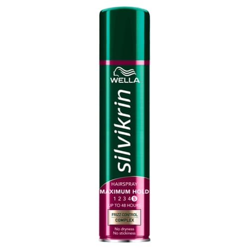 Wella Silvikrin Maximum Hold Hairspray 250ml