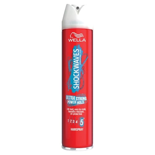 Wella Shockwaves Ultra Strong Power Hold Hairspray 250ml