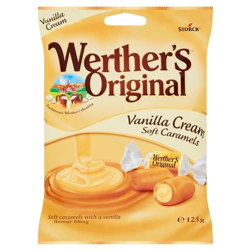 Werther’s Original Vanilla Cream Soft Caramels 125g