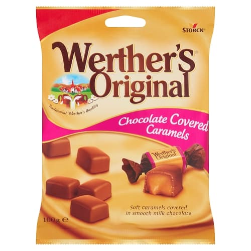 Werther’s Original Chocolate Covered Caramels 100g